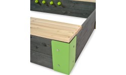 Деревянная песочница EXIT Aksent 200x140 см