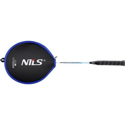 Badmintona raķete ar futrāli Nils NR204, alumīnija