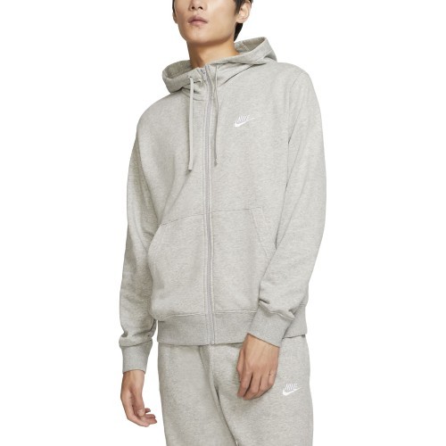 Nike Džemperis Vyrams Nsw Club Hoodie Fz Ft Gray BV2648 063