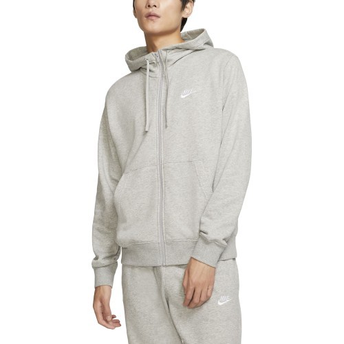 Nike NSW Club Hoodie FZ FT men's sweatshirt, gray, BV2648 063