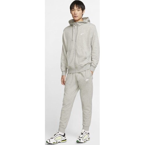Мужская толстовка Nike NSW Club Hoodie FZ FT, серая, BV2648 063