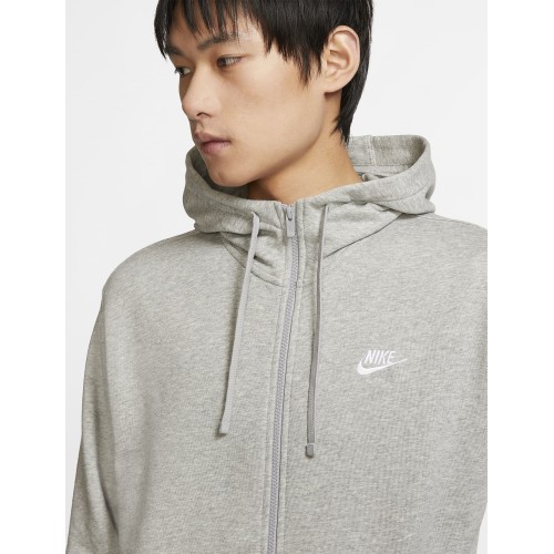 Nike NSW Club Hoodie FZ FT men's sweatshirt, gray, BV2648 063