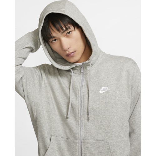 Nike NSW Club Hoodie FZ FT vīriešu džemperis, pelēks, BV2648 063