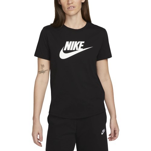 Nike W NSW Club SS Tee Icn Ftra sieviešu krekls, melns, DX7906 010