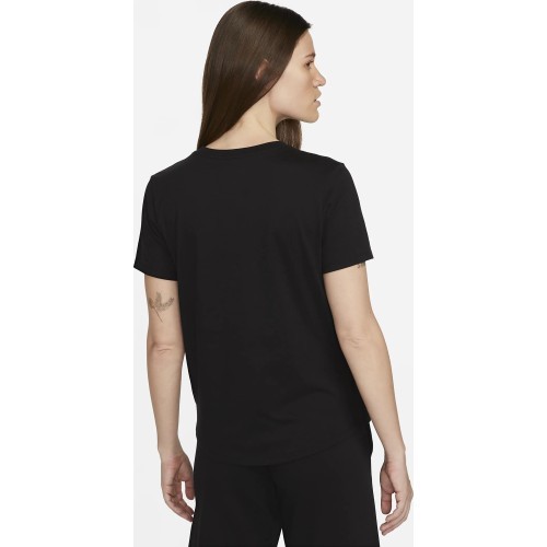Nike W NSW Club SS Tee Icn Ftra sieviešu krekls, melns, DX7906 010