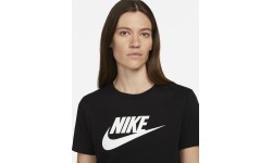 Nike W NSW Club SS Tee Icn Ftra sieviešu krekls, melns, DX7906 010
