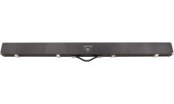 Cue Case Black 3-Sec. 3/4-PC Snooker cietā futrālis