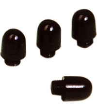 Черные пластиковые колпачки на концах