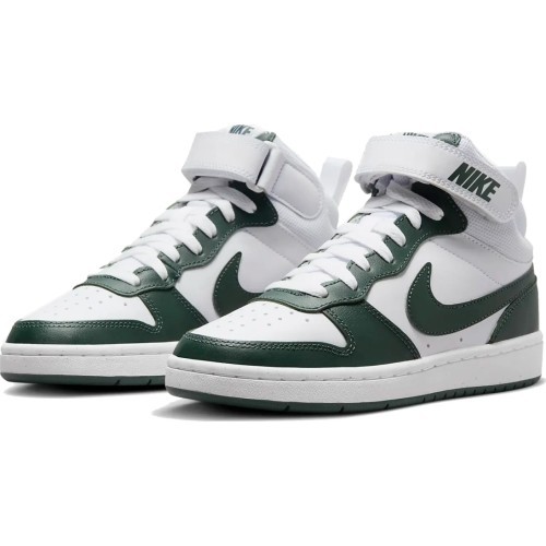 Nike apavi pusaudžiem Court Borough Mid 2 White Green CD7782 119