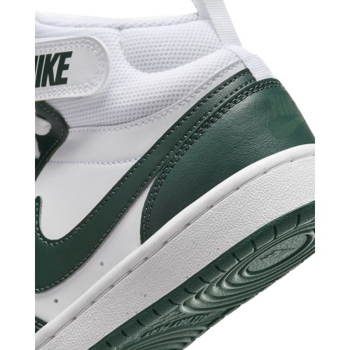 Nike обувь для подростков Court Borough Mid 2 White Green CD7782 119