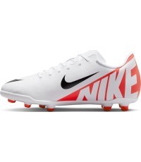 Футбольные бутсы Nike Jr Vapor 15 Club FG/MG для подростков белые DJ5958 600