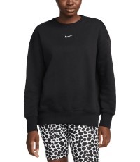 Nike Džemperis Moterims W Nsw Phnx Fleece Os Crew Black DQ5733 010