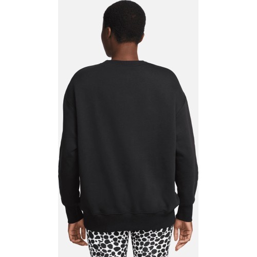 Женский свитшот Nike W NSW Phnx Fleece OS Crew, чёрный DQ5733 010