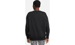 Nike sieviešu džemperis W NSW Phnx Fleece OS Crew, melns DQ5733 010
