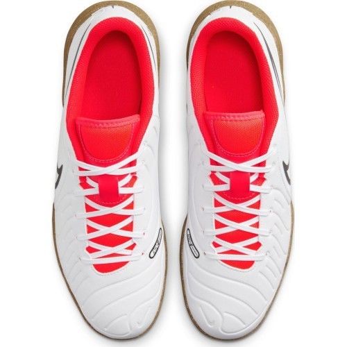 Nike Jr Legend 10 Club IC Football Shoes White Red DV4343 100