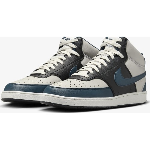 Nike Court Vision Mid Nn vīriešu apavi Black Blue Grey DN3577 004
