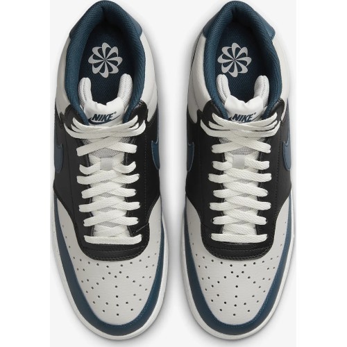 Nike Court Vision Mid Nn vīriešu apavi Black Blue Grey DN3577 004