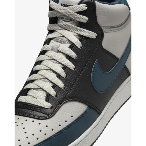 Nike Court Vision Mid Nn Men's Shoes Black Blue Grey DN3577 004