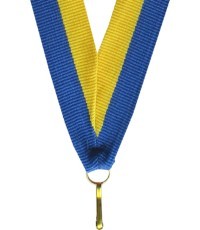 Ribbon for medal V8 Blue/Yellow 1cm