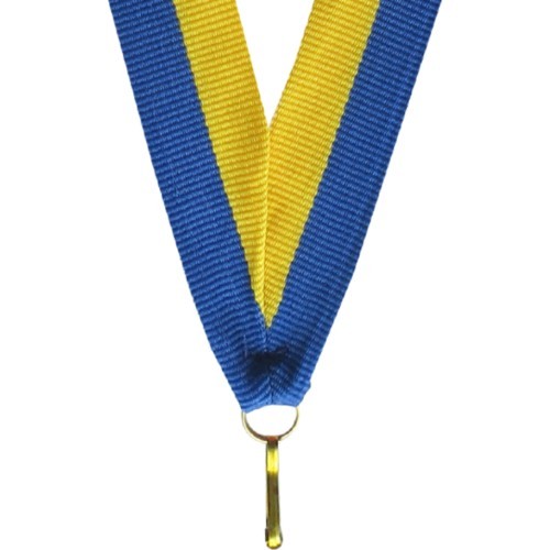 Medal Ribbon V2 Blue/Yellow 2cm