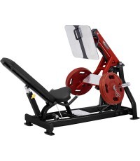 Steelflex PlateLoad Line PLLP PRO kāju trenažieris - Black-Red