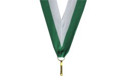 Lente medaļai V2 balta/zaļa 2cm