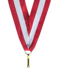 Lente medaļai V8 Sarkana/balta/sarkana 1cm