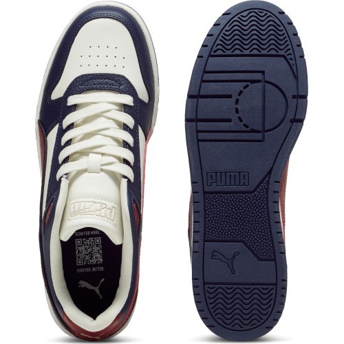 Puma Rbd Game Low vīriešu apavi White Blue Bordeaux 386373 39