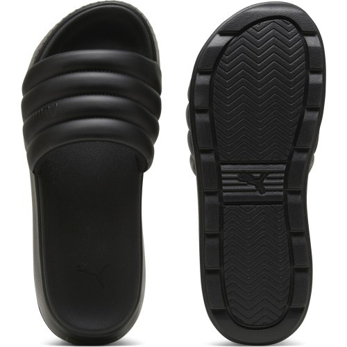 Puma Karmen Slide Puffy sieviešu čības, melnas, 395399 01