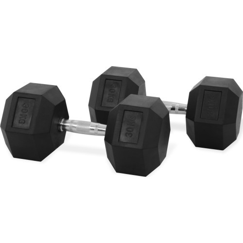 Hastings sešstūra hanteles, 30 kg, komplekts