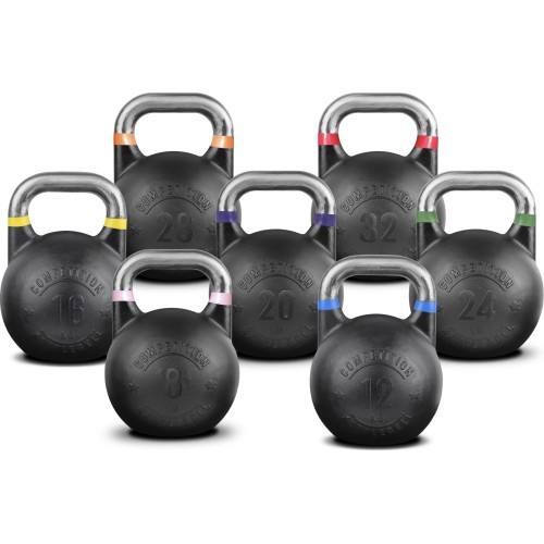 Pivot Fitness Competition Steel Kettlebell Complete Combi Set