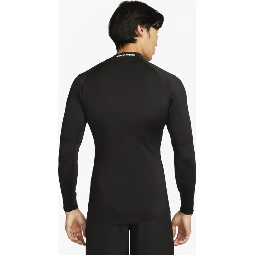 Мужская футболка Nike M NP DF Tight LS Mock Black FB7908 010