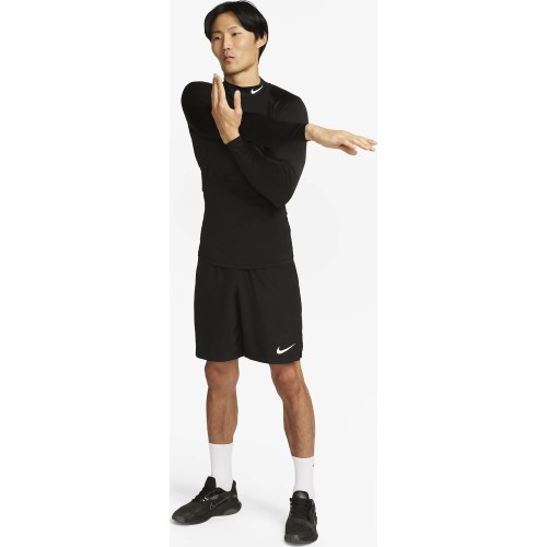 Nike vīriešu krekls M NP DF Tight LS Mock Black FB7908 010