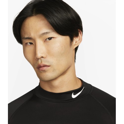 Мужская футболка Nike M NP DF Tight LS Mock Black FB7908 010