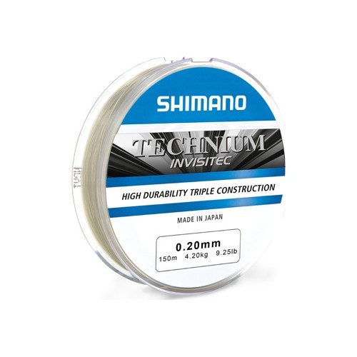 Spoles Shimano Technium Invisitec, 300m, 0.255mm, 6.7kg, pelēkas krāsas