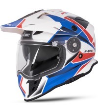 Motocikla ķivere W-TEC Valso Graphic - White-Red-Blue