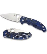 Folding Knife Spyderco C101PBL2 Manix 2, Translucent Blue