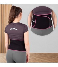 Neoprēna josta inSPORTline Waistpire - Pink