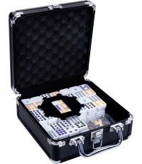 Longfield Mexican Train Double 12  black case