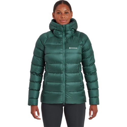 Мот. Montane Fem Anti-Freeze XT Hoodie - Tamsiai žalia