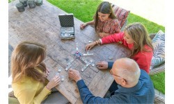 Longfield Mexican Train Double 12 aluminum case
