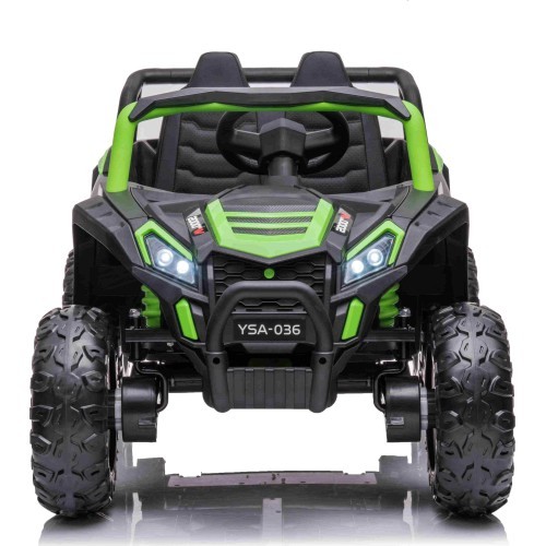 Elektromobilis bērniem Buggy UTV 2000M Racing Green
