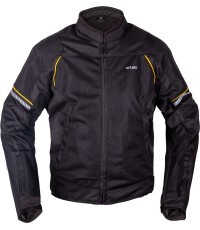 Summer Motorcycle Jacket W-TEC Matrix - Black/Yellow