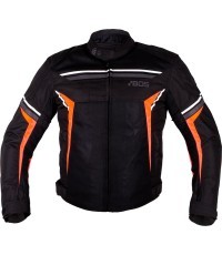 Мужская мотоциклетная куртка BOS Laganas - Black Orange