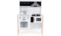 Wooden kitchen for kids + sounds lights ECOTOYS
