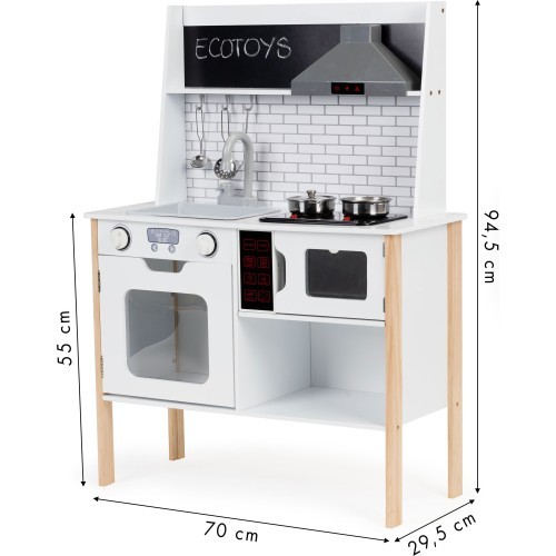 Koka virtuve bērniem ar skaņām un gaismām ECOTOYS