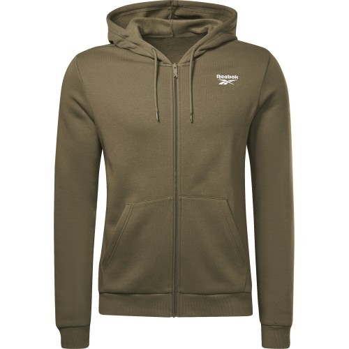 Reebok vīriešu džemperis ar kapuci RI Left Chest Logo Green HG4452