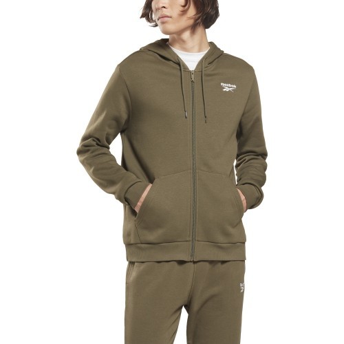 Reebok vīriešu džemperis ar kapuci RI Left Chest Logo Green HG4452