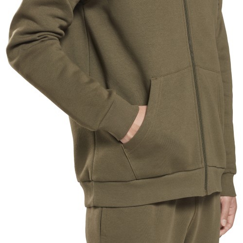 Reebok vīriešu džemperis ar kapuci RI Left Chest Logo Green HG4452