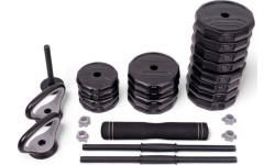 Cementa hanteļu komplekts inSPORTline ON-X 6-in-1 40 kg